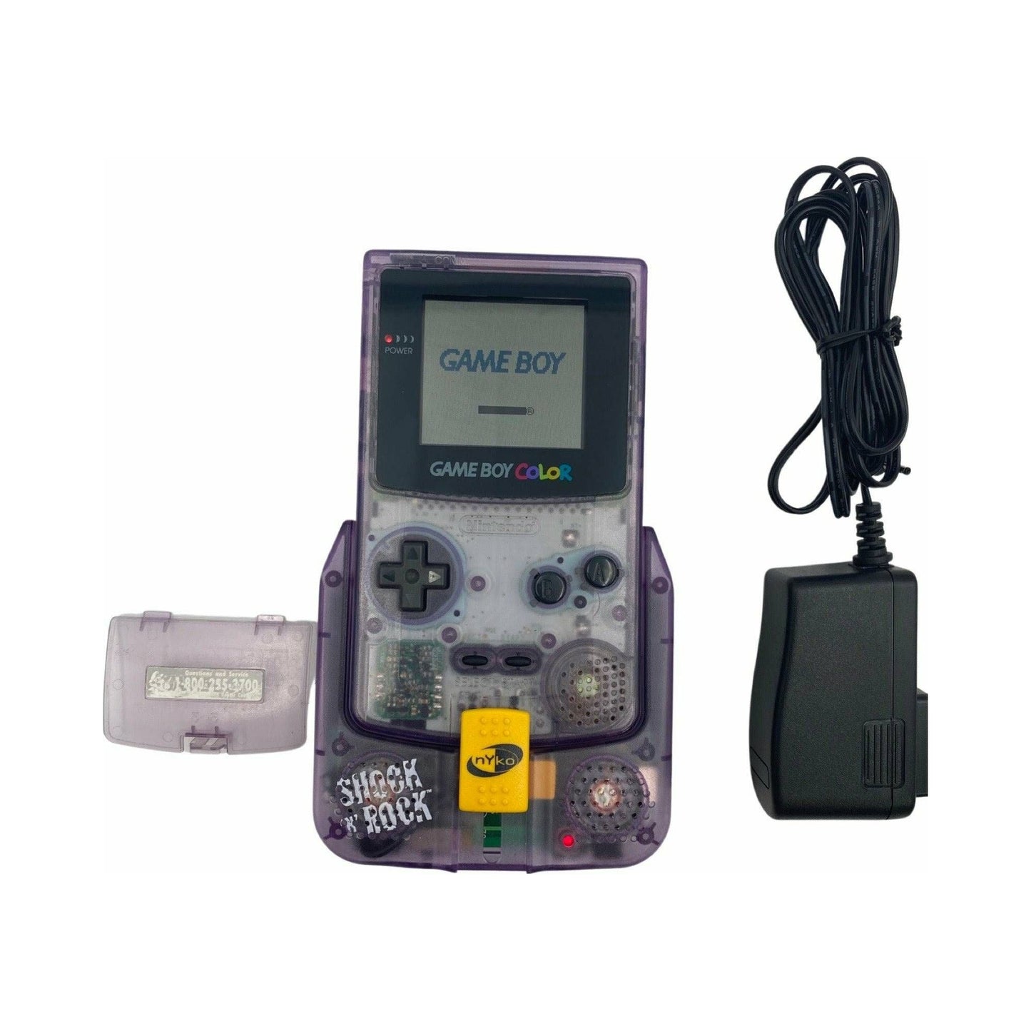 Game Boy Color Atomic Purple (w/ Matching Shock & Rock)