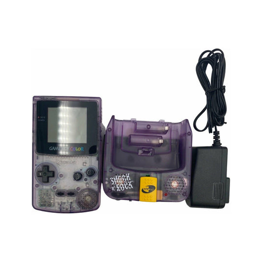 Game Boy Color Atomic Purple (w/ Matching Shock & Rock)