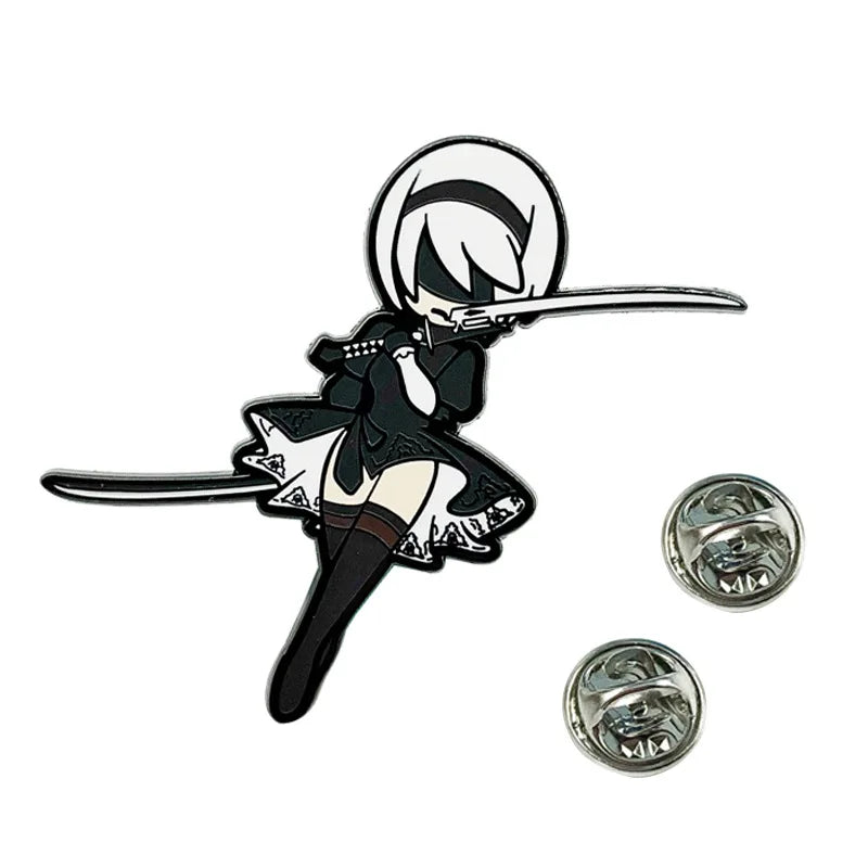 GAME Cartoon Enamelled Brooches Cool Pins Clothing Backpack Lapel Badges Fashion Jewelry Accessories Souvenir Festival Gifts