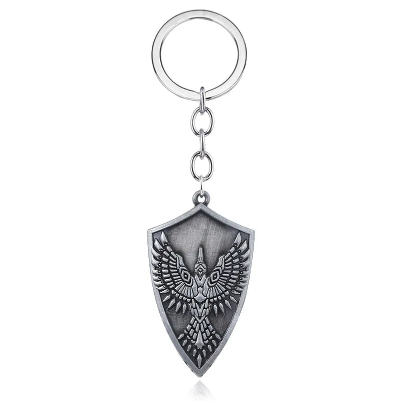 Game Dark Souls Artorias Sword Keychains Sun Knight Shield Ornstein Sword Smough Hammer Key Chain Pendant Cosplay Jewelry Gifts