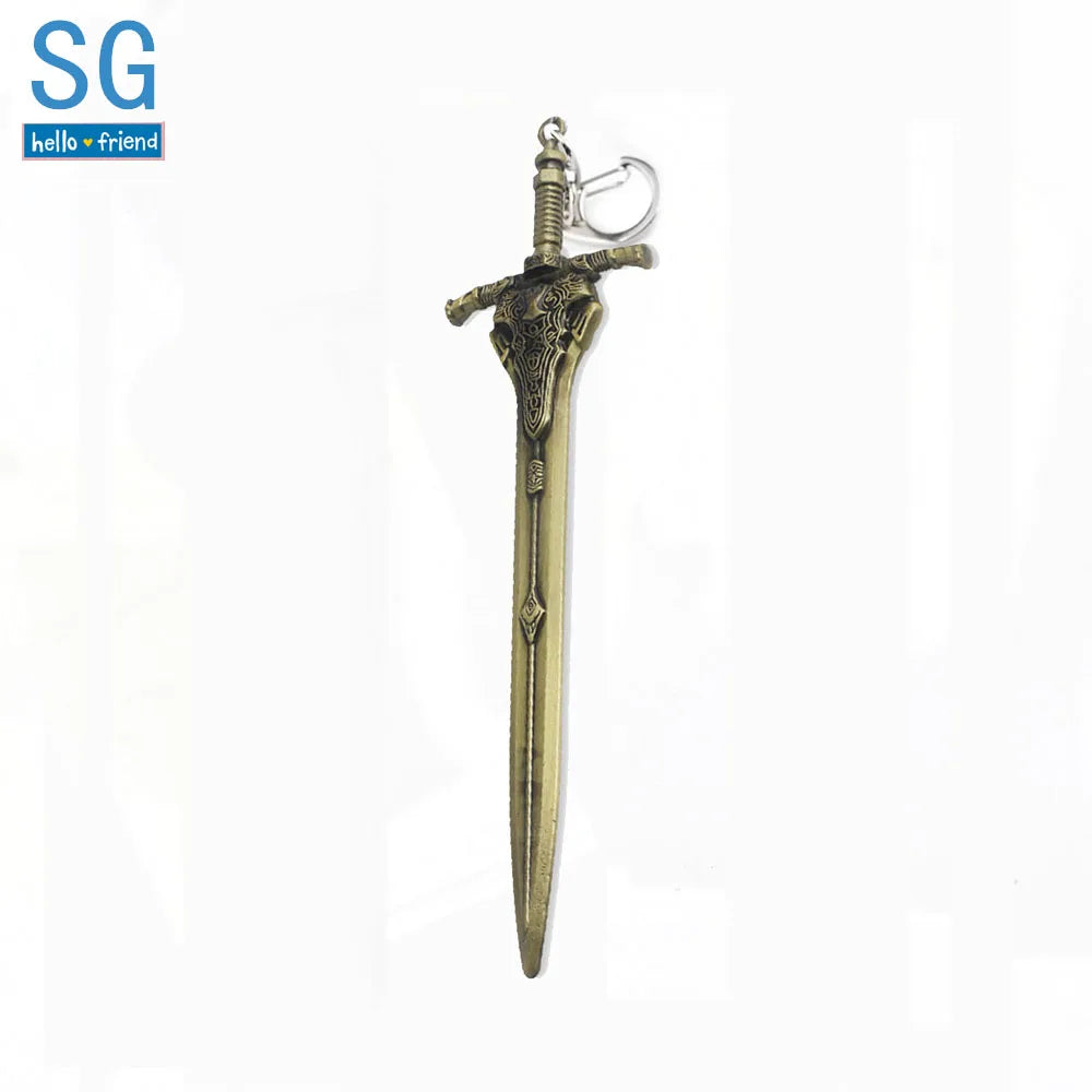 Game Dark Souls Artorias Sword Keychains Sun Knight Shield Ornstein Sword Smough Hammer Key Chain Pendant Cosplay Jewelry Gifts