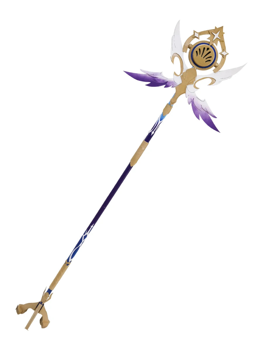 Game Honkai Star Rail Robin Weapon Costume Accessories Cosplay feather Headwear Prop Hairpins Halloween Weapon Staff