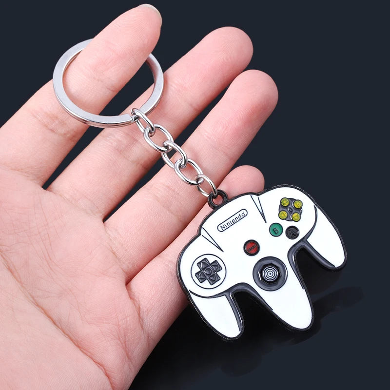 Game Machine Controller Handle Keychain Men Car Keyring Creative Joystick Model Key Chain for Boyfriend Jewelry