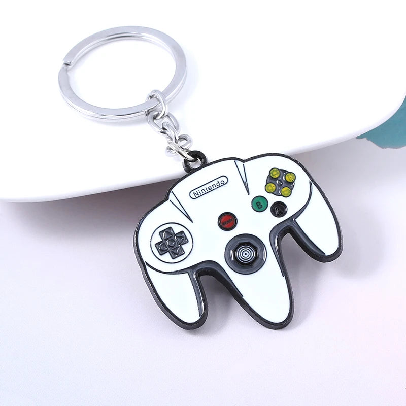 Game Machine Controller Handle Keychain Men Car Keyring Creative Joystick Model Key Chain for Boyfriend Jewelry