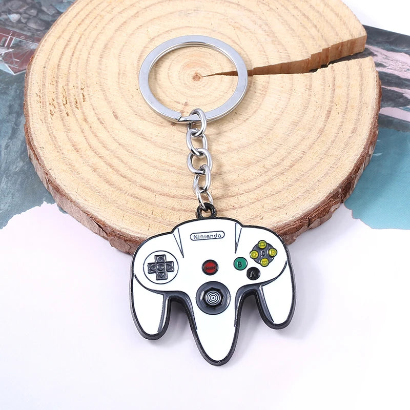 Game Machine Controller Handle Keychain Men Car Keyring Creative Joystick Model Key Chain for Boyfriend Jewelry