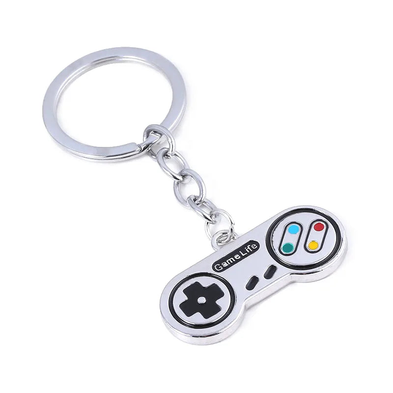 Game Machine Controller Handle Keychain Men Car Keyring Creative Joystick Model Key Chain for Boyfriend Jewelry