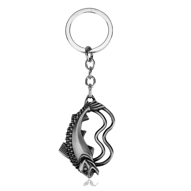 Game of Thrones Dragon Shape Toy Keychain Wolf Head Pendant Fashion Trend Bottle Opener Keyring for Fan Collectible Accessories