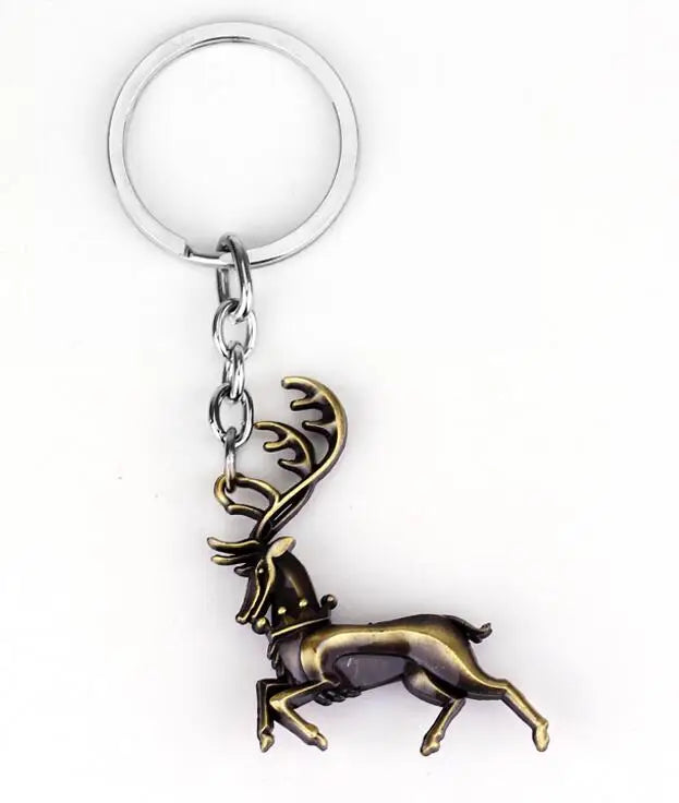 Game of Thrones Dragon Shape Toy Keychain Wolf Head Pendant Fashion Trend Bottle Opener Keyring for Fan Collectible Accessories