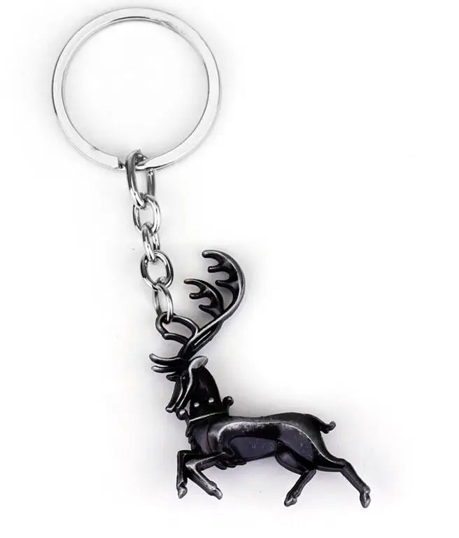 Game of Thrones Dragon Shape Toy Keychain Wolf Head Pendant Fashion Trend Bottle Opener Keyring for Fan Collectible Accessories