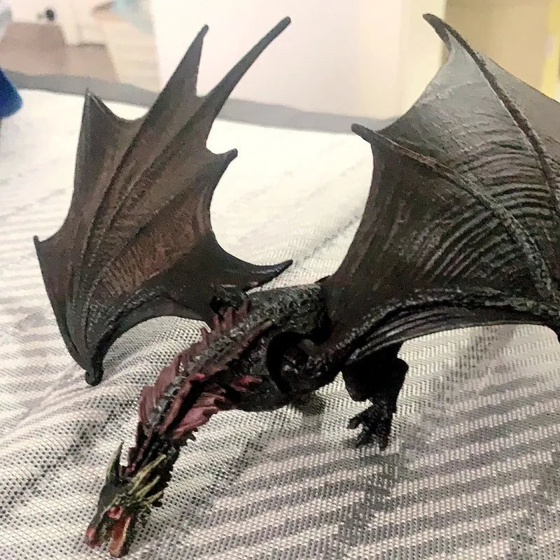 Game Of Thrones Frost Wyrm Viserion Black Dragon Movable Action Figure Model Toys Desk Decor Gift For Friends