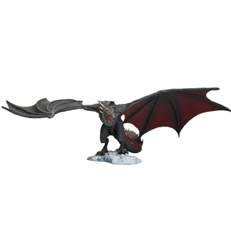 Game Of Thrones Frost Wyrm Viserion Black Dragon Movable Action Figure Model Toys Desk Decor Gift For Friends