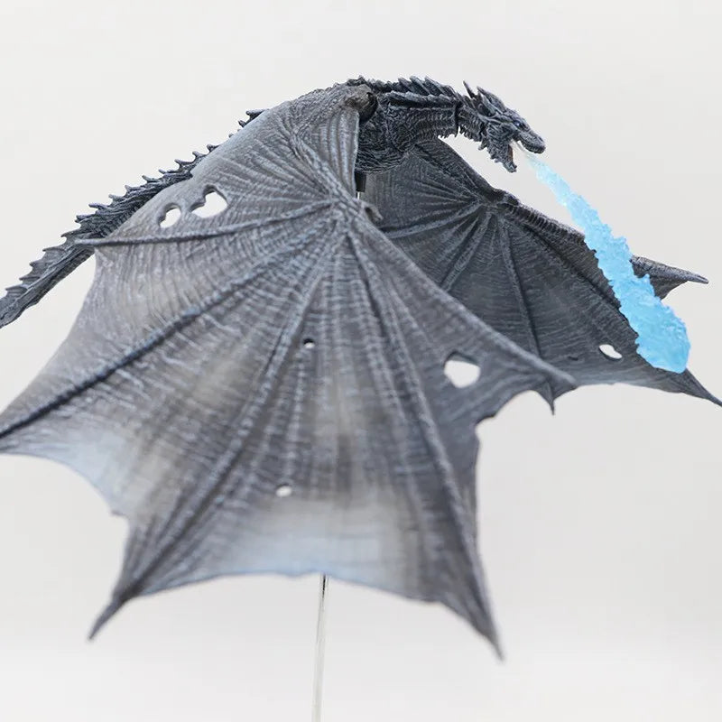 Game Of Thrones Frost Wyrm Viserion Black Dragon Movable Action Figure Model Toys Desk Decor Gift For Friends