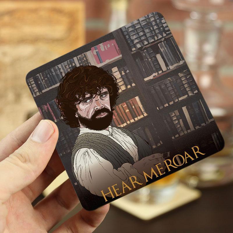 Game of Thrones Themed Wood Drink Coasters