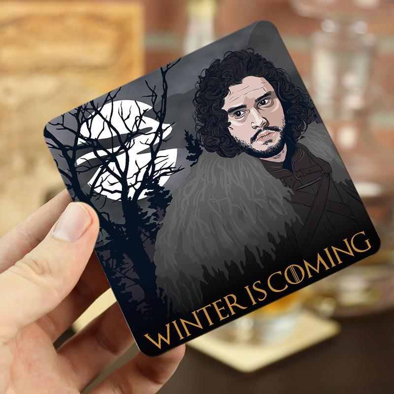 Game of Thrones Themed Wood Drink Coasters