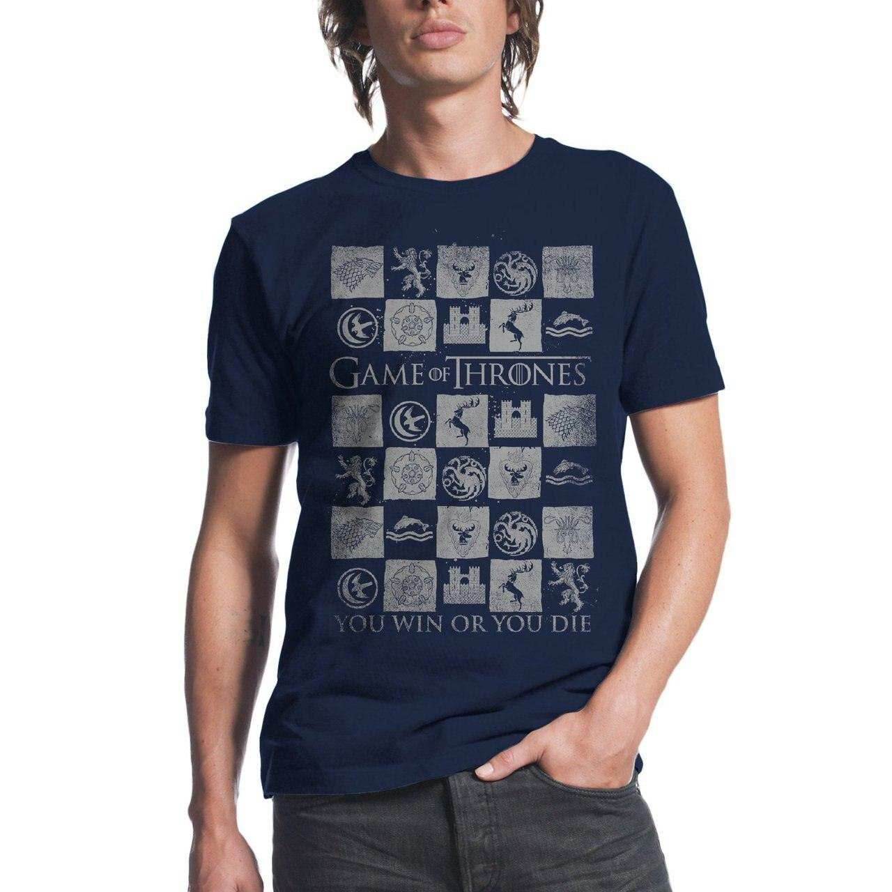 Game of Thrones You Win or You Die Crests T-Shirt - S