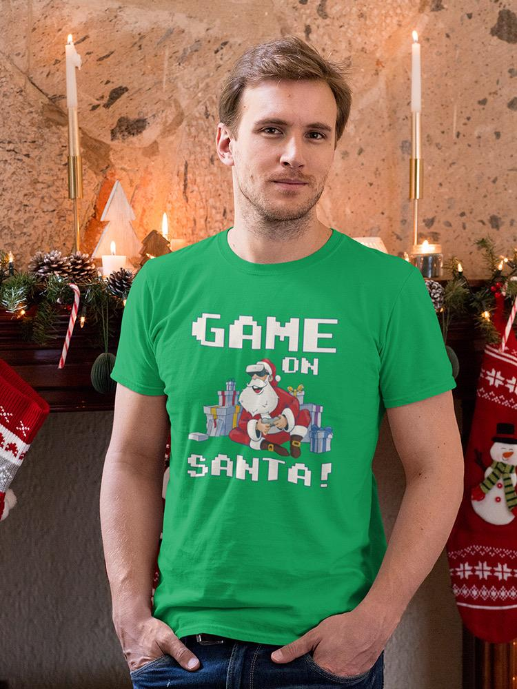 Game On, Santa! T-shirt -SmartPrintsInk Designs