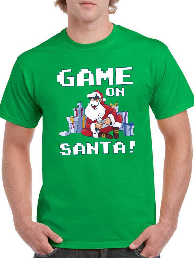 Game On, Santa! T-shirt -SmartPrintsInk Designs