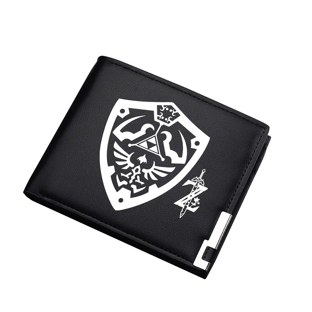 Game The Legend Pu Leather Men Wallets Anime ID Card Holder Long Purse With Coins Pockets Unisex Money Bag Change Clutch