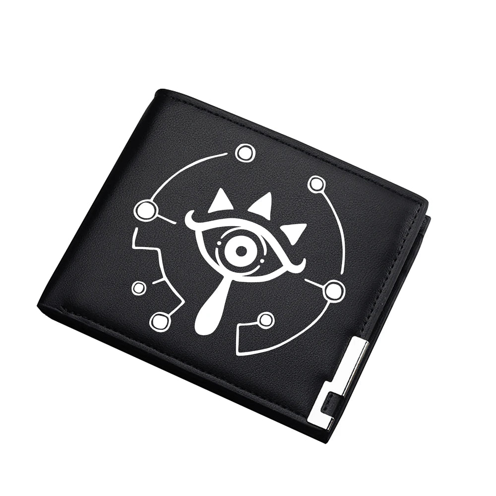 Game The Legend Pu Leather Men Wallets Anime ID Card Holder Long Purse With Coins Pockets Unisex Money Bag Change Clutch