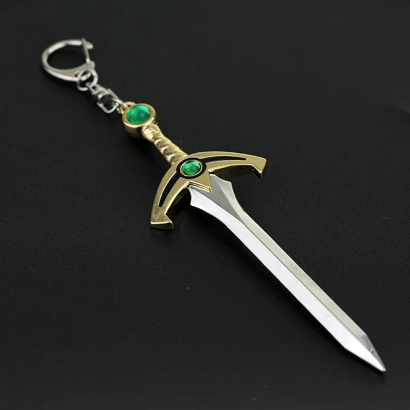 Game Zeldas Keychain Breath of the Wild Sheikah Eye Sword Shield Keyring Cosplay Accessories Key Chains Men Women Jewelry Gifts