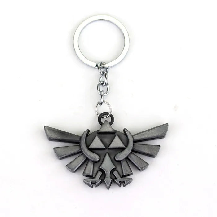 Game Zeldas Keychain Breath of the Wild Sheikah Eye Sword Shield Keyring Cosplay Accessories Key Chains Men Women Jewelry Gifts