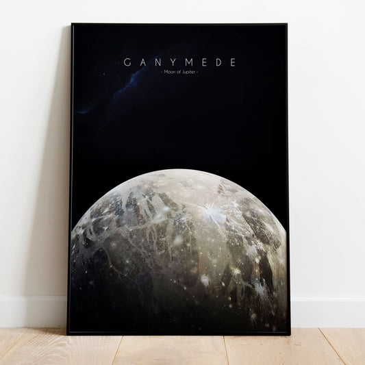 Ganymede Moon of Jupiter poster