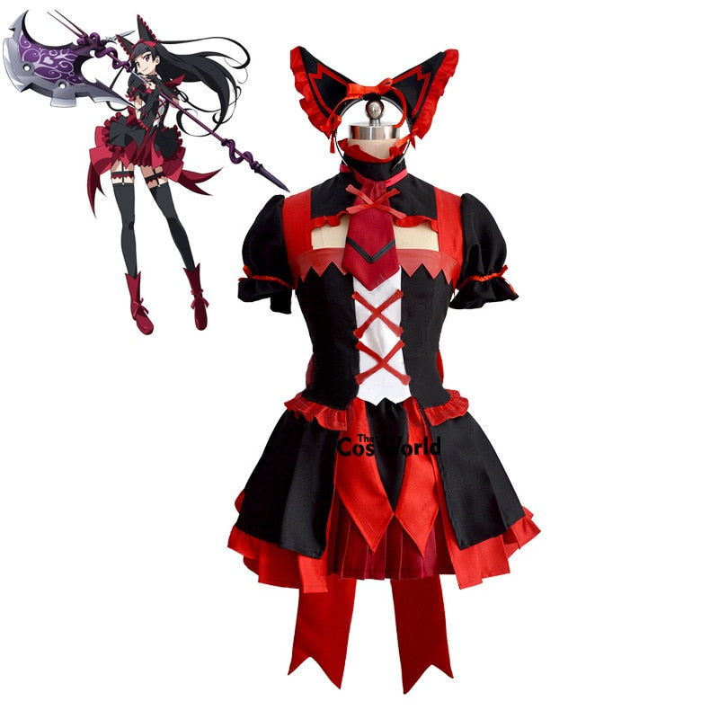 GATE Rory Mercury Fancy Dress Short Sleeve Tops Skirt Uniform Outfit Anime Cosplay Costumes