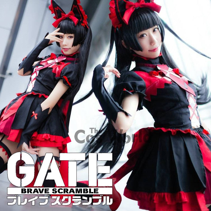 GATE Rory Mercury Fancy Dress Short Sleeve Tops Skirt Uniform Outfit Anime Cosplay Costumes