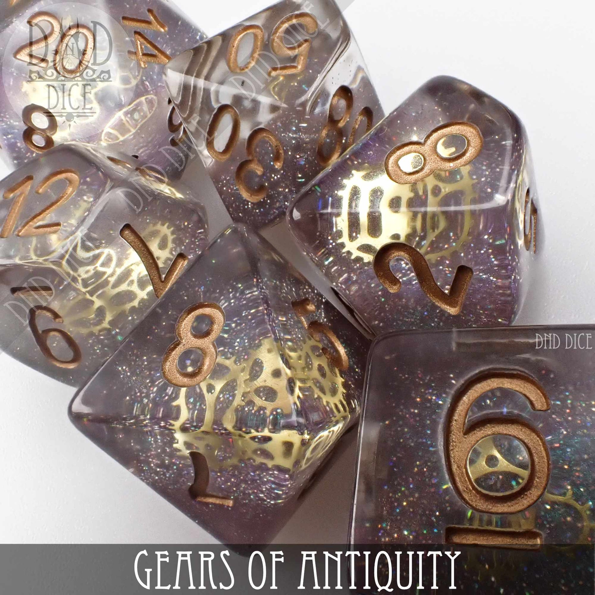 Gears of Antiquity Dice Set