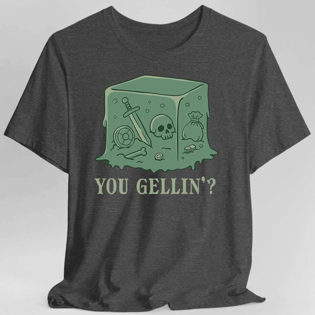 Gelatinous Cube Shirt - Dark Heather / S