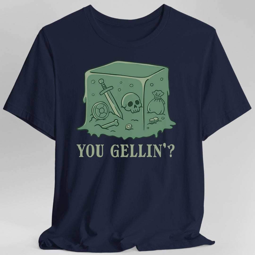 Gelatinous Cube Shirt - Navy / S