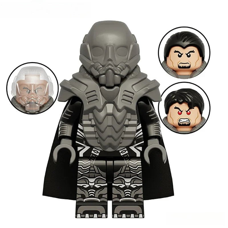 General Zod in Armor Suit Superman Lego Minifigures Custom Toys 1