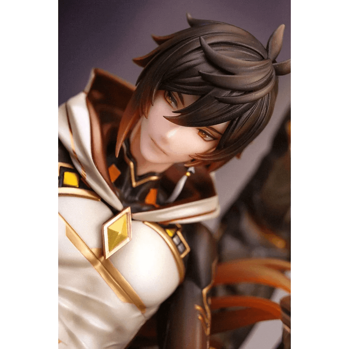 Zhongli, the Geo Archon - 26cm Genshin Impact Collectible PVC Action Figure - Zhongli / No Box