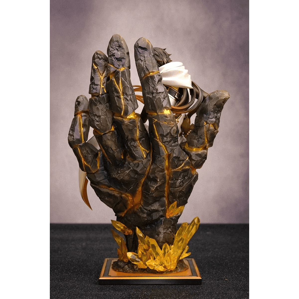 Zhongli, the Geo Archon - 26cm Genshin Impact Collectible PVC Action Figure - Zhongli / No Box