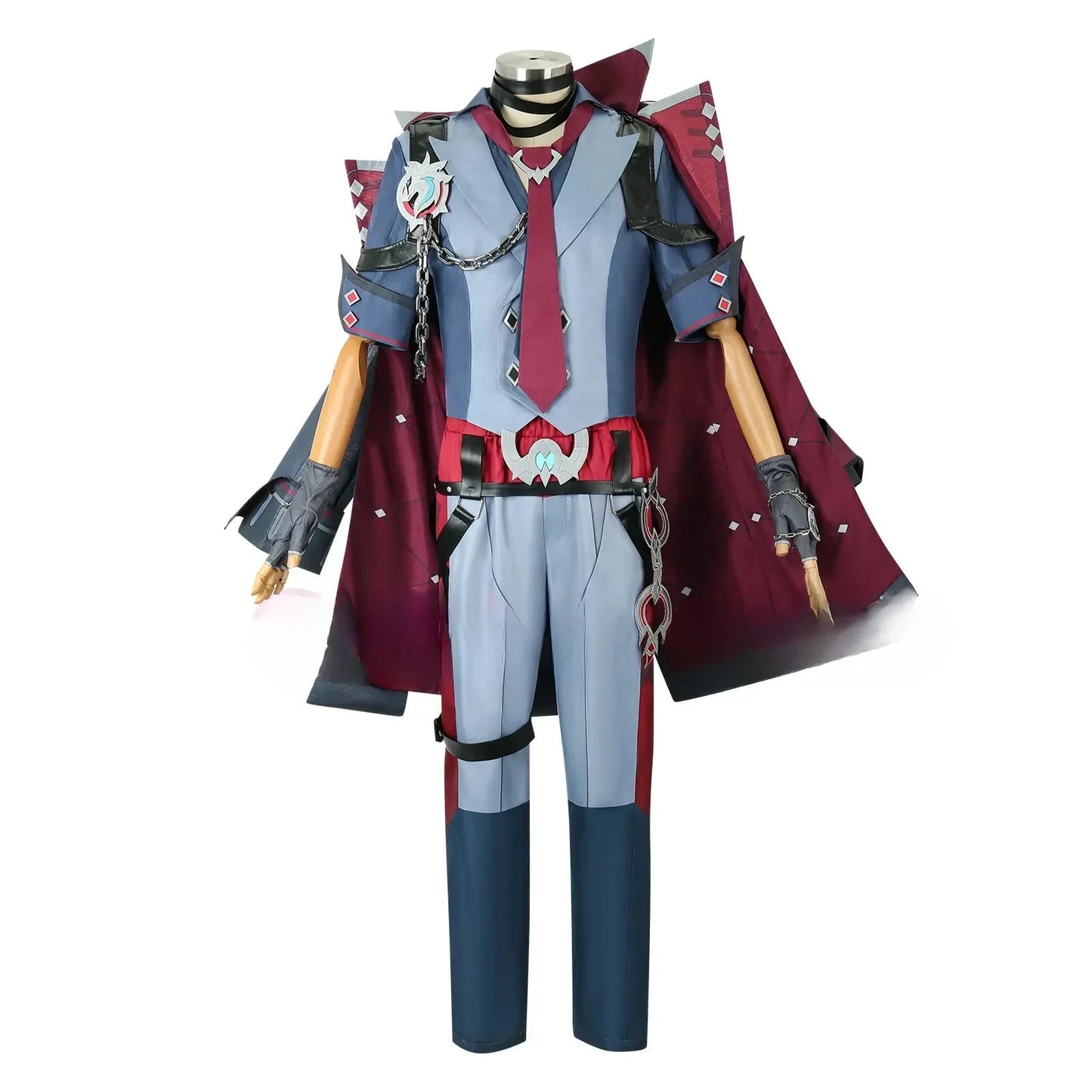 Genshin Impact Wriothesley Cosplay Costume Uniform Wig Anime Chinese Style Halloween Costumes Men Game Outfit  Attack on Titan