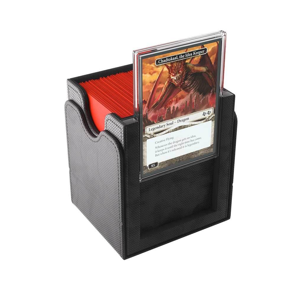 The Squire PLUS 100+ XL Deck Box - Gamegenic - Black