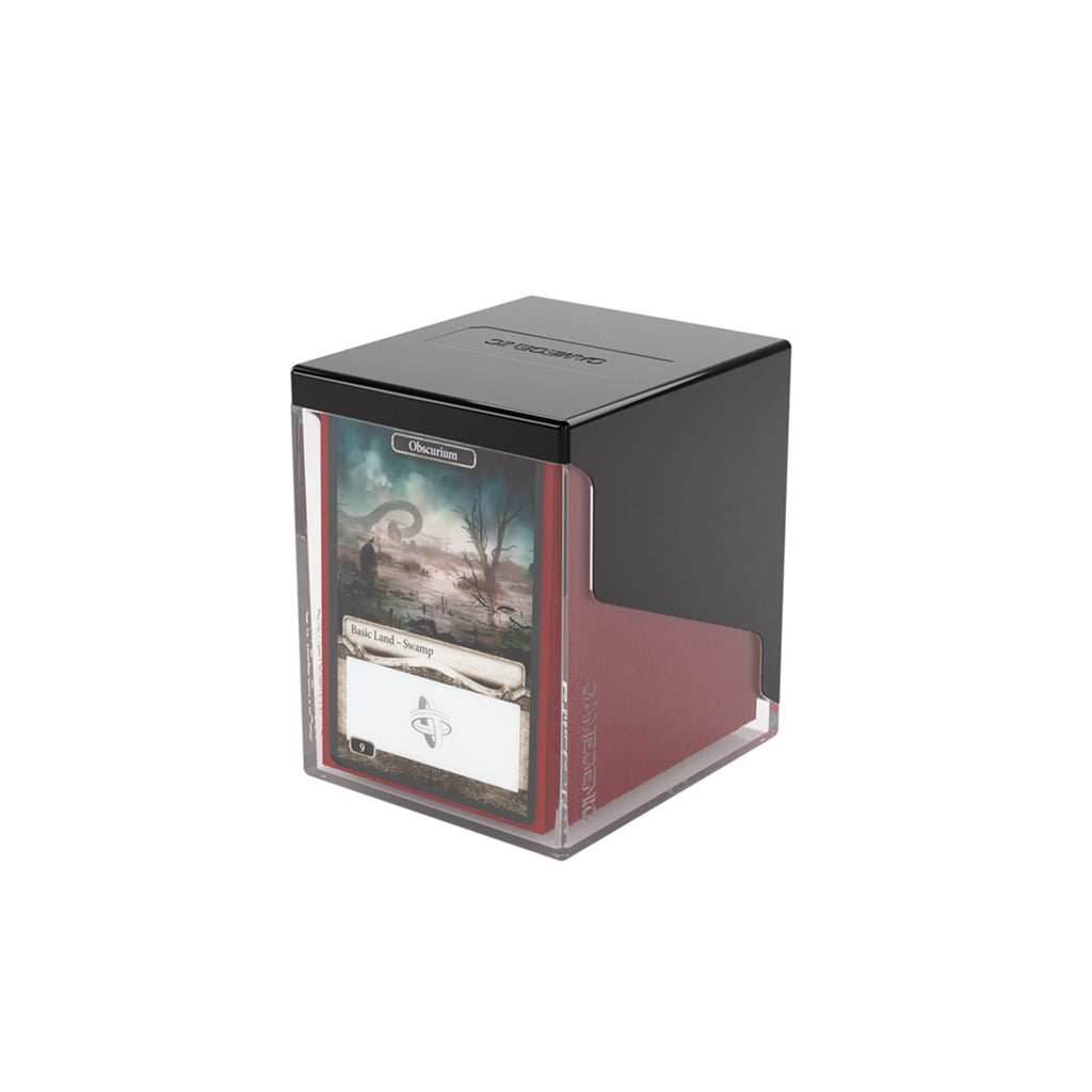 Gamegenic Bastion 100+ XL Deck Box - Black/Clear
