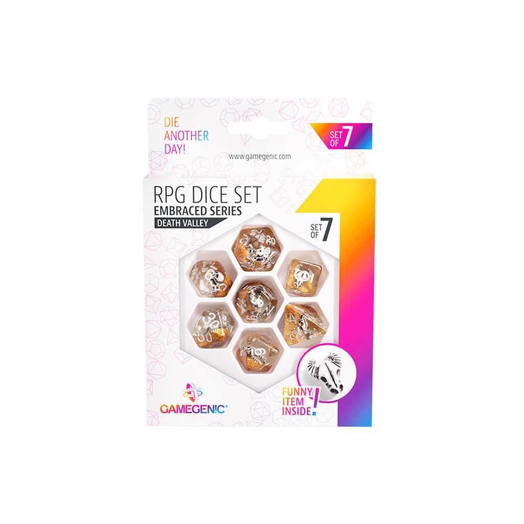 Gamegenic 7-Set RPG Dice - Embraced - Death Valley