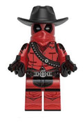 Deadpool cowboy Custom Minifig