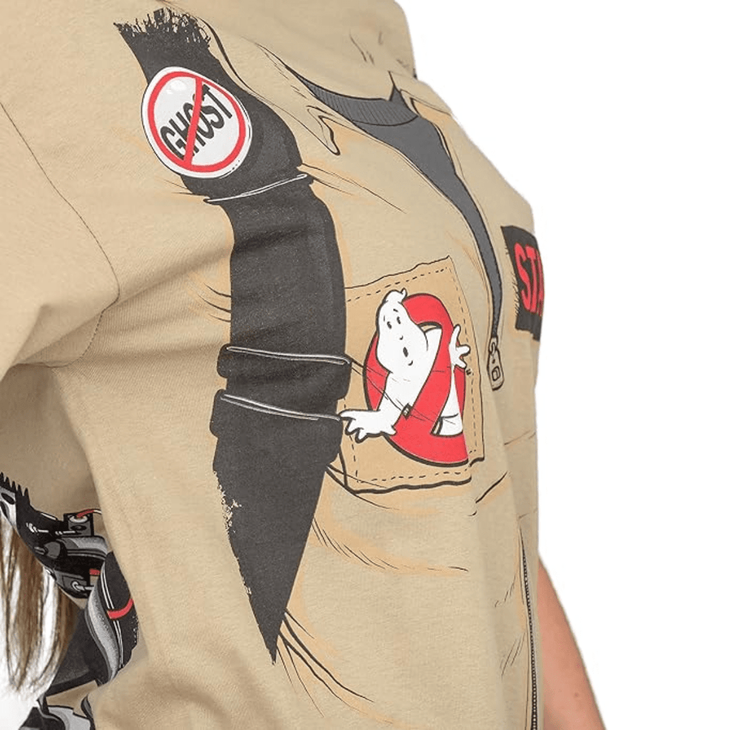 Ghostbuster Short Sleeve Costume T-Shirt with Back Print
