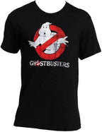 Ghostbusters Faded Logo To Go Black T-Shirt - XL