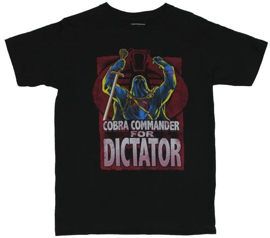 Gi Joe G I Adult New T Shirt Cobra Commander For Dictator Pic