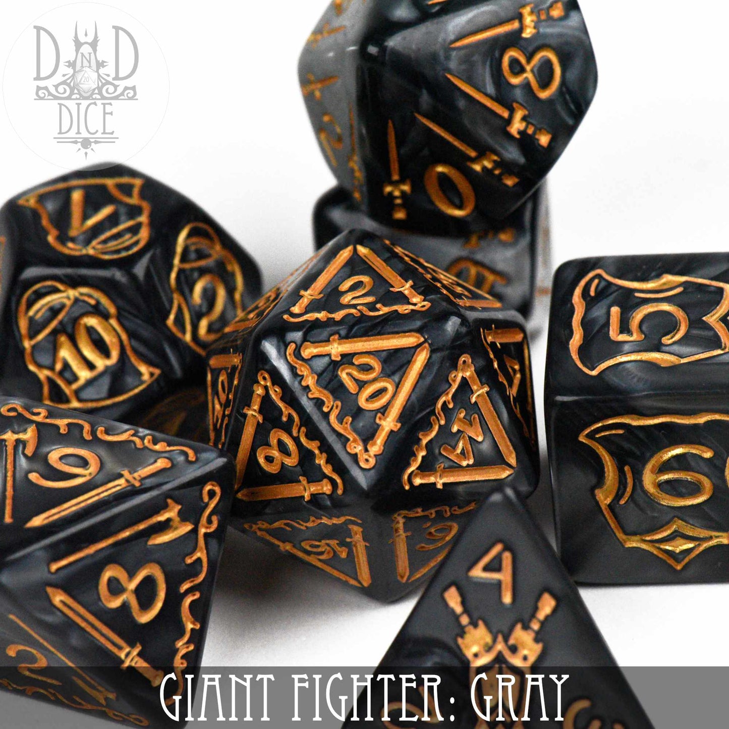 Giant Fighter Dice Set (Oversize)