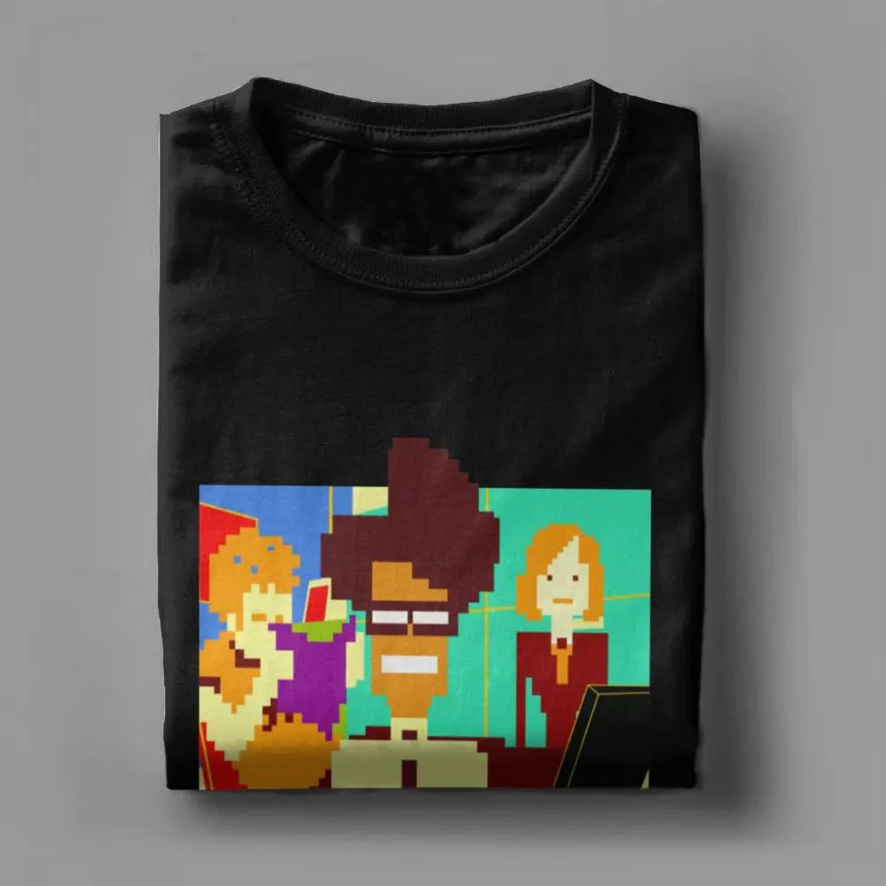 Gift Idea Clothes The It Crowd Nes 8 Bit Game T-Shirts Nerds Men T Shirt Funny Geek Computer Tech TV Show Best Vintage Tee Shirt