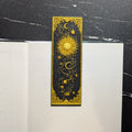 Gilded Sun & Crescent Celestial Bookmark | Standard