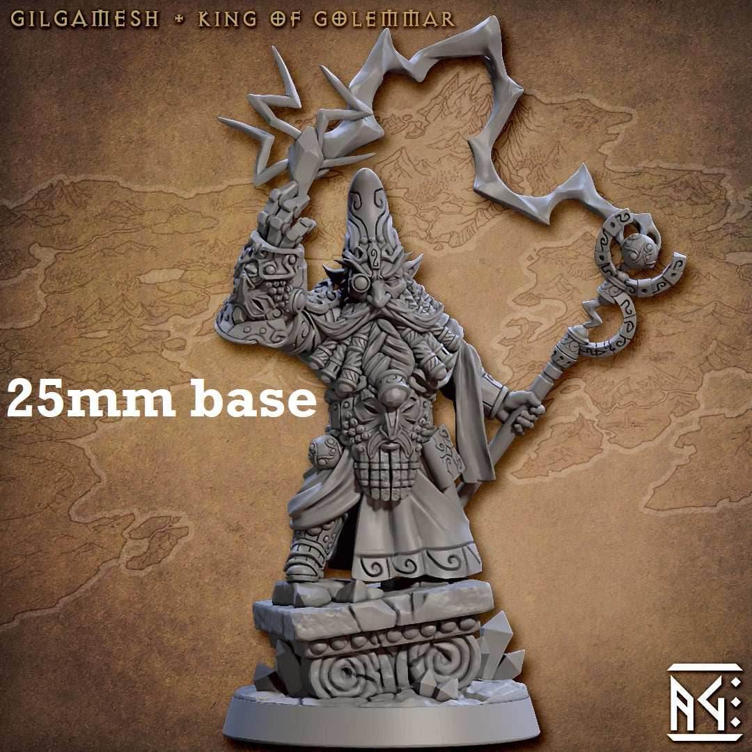Gilgamesh, King of Golemmar (Male Gnome Artificer Noble) - 