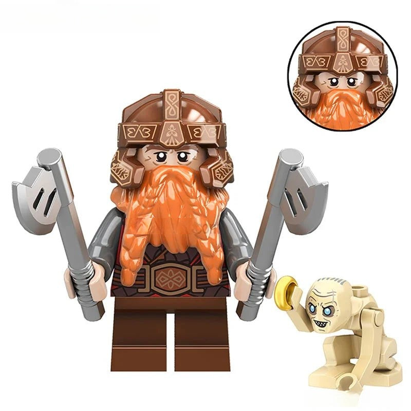 Gimli Lord of The Rings Lego Minifigures Custom Toys 1