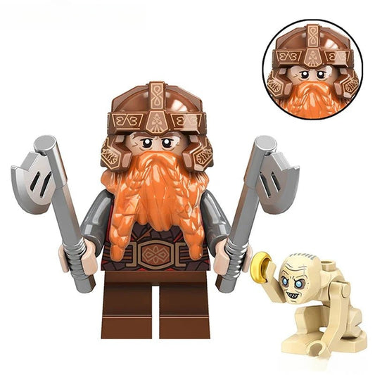 Gimli Lord of The Rings Lego Minifigures Custom Toys 1