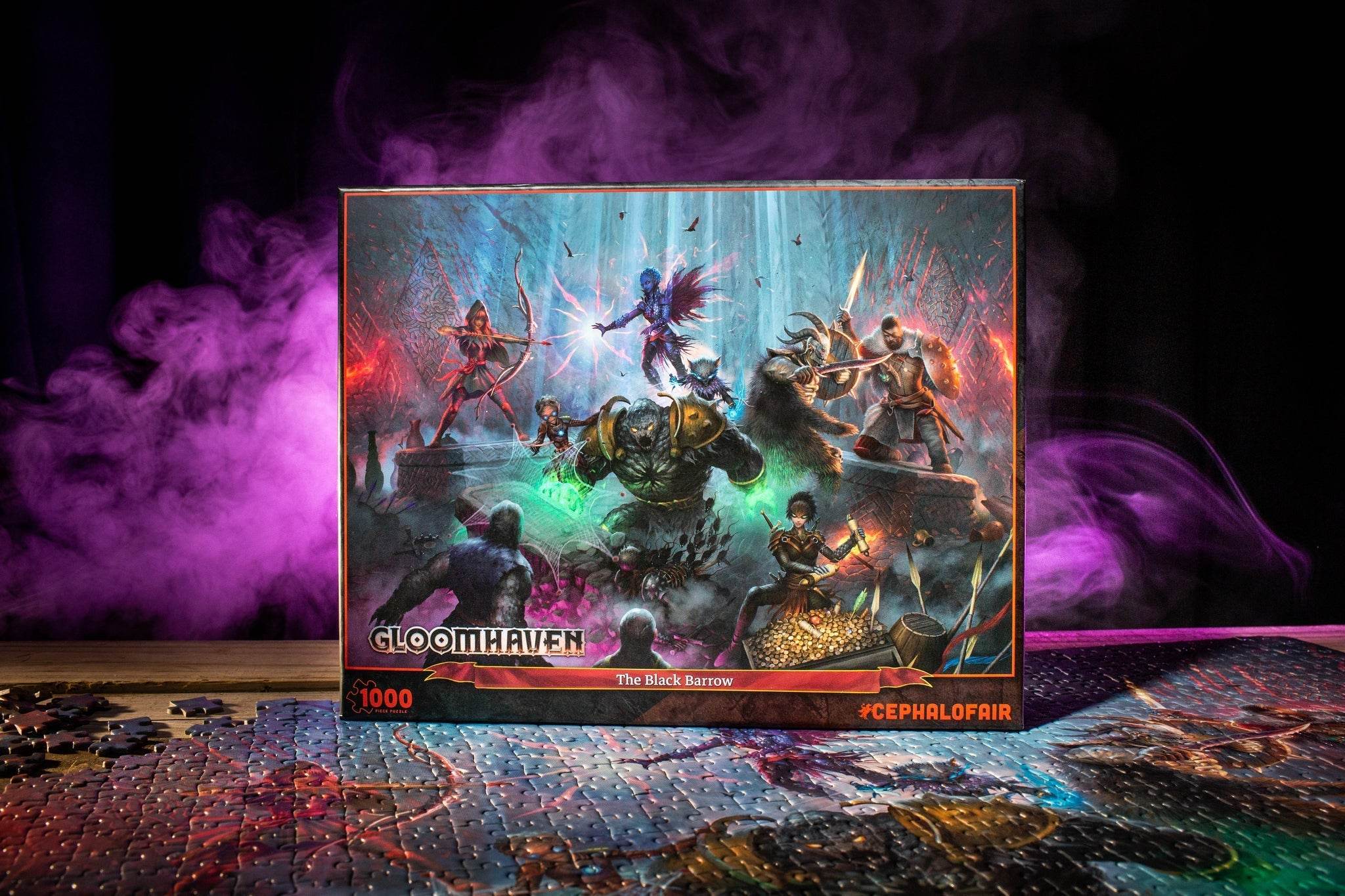 Gloomhaven 1000-Piece Puzzle: The Black Barrow - 