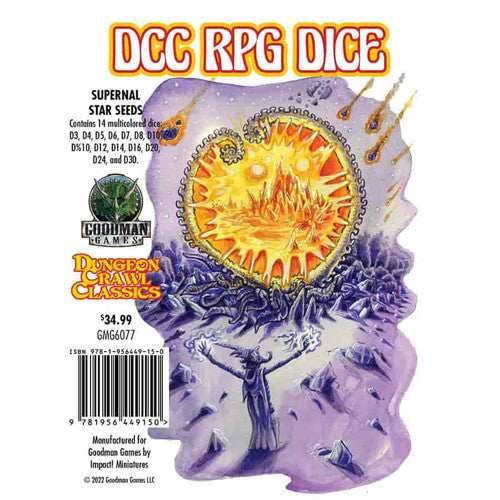 Dungeon Crawl Classics Dice: Supernal Star Seeds - 